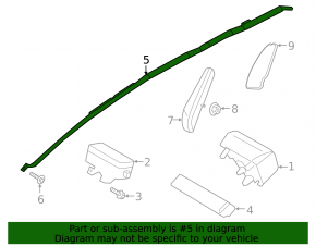 Подушка безопасности airbag боковая шторка правая Ford Fusion mk5 13-16