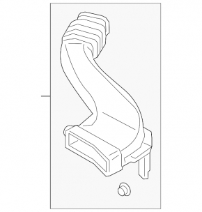 Conducta de aer pentru filtru Ford C-max MK2 13-18, prinderile sunt rupte