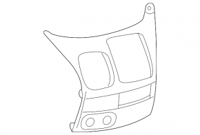 Накладка на шифтер Toyota Sienna 04-10