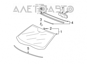 Лобовое стекло Acura MDX 07-13 usa Fuyao