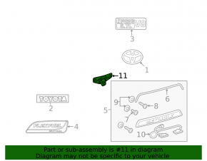 Камера заднего вида Toyota Sequoia 08-12