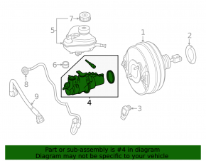 Главный тормозной цилиндр Mercedes W167 GLE 350 450 20-26