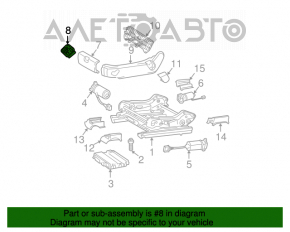 Управление водительским сидением Mercedes W164 ML