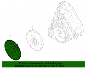 Маховик Ford Escape 13-19 2.5 тип 1