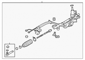 Рейка рулевая Subaru XV Crosstrek 13-14