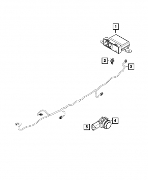 Modulul de Asistență la Parcare Jeep Compass 17-