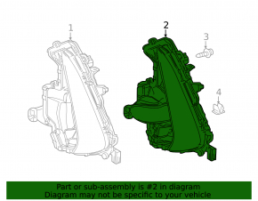 Поворотник левый Toyota Prius 50 Prime 17-22 с ПТФ