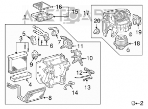 Печка в сборе Lexus GX470 03-05