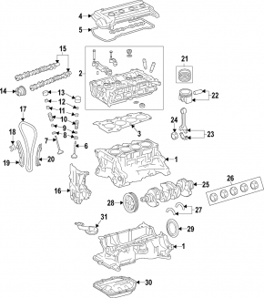 Головка блока цилиндров в сборе HYUNDAI SONATA 15-19 1.6т