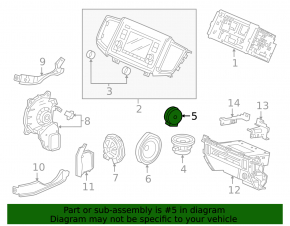 Пищалка двери передней левой Honda CRV 17-22
