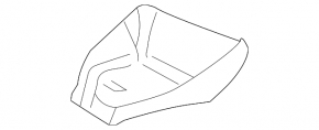 Decorat oglinda interioara Audi A6 C7 12-18 neagra, pentru camera