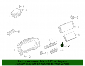 Панель управления регулировки громкости мультимедиа Audi Q7 20-26