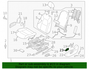 Управление пассажирским сиденьем Mazda CX-9 19-23