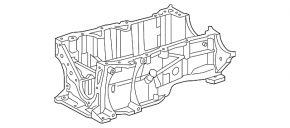 Полуподдон двигателя 2ZR-FXE Toyota Prius 30 10-15