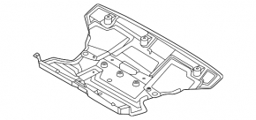 Protecție subcadru spate Kia EV6 22-24
