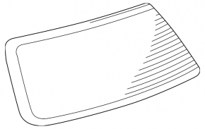 Стекло заднее двери багажника Lexus RX300 98-00