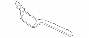Ornamente centrale bord Hyundai Ioniq 17-19 pentru buton start/stop, negru
