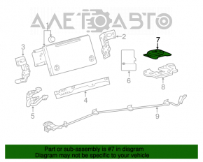 GPS антенна Lexus RX350 RX450h 16-22