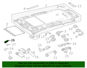 Микрофон в потолке Mercedes A-class V177 19-22