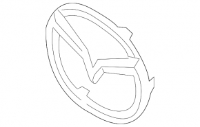 Emblema grilei radiatorului din fața Mazda CX-5 13-15