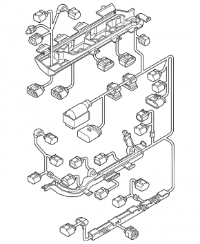 Проводка моторная VW Jetta 11-18 USA 2.5
