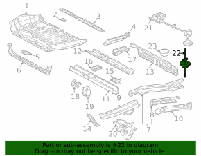 Крепление запасного колеса Toyota Sienna 04-10