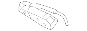 Кнопка открытия двери багажника Hyundai Santa FE Sport 13-16