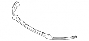Губа переднего бампера Ford Mustang mk6 15-17
