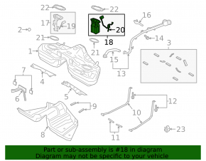 Топливный насос бензонасос Ford Mustang mk6 15-17 3.7, 5.0