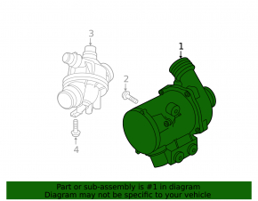 Помпа водяная BMW X5 E70 07-13 3.0