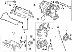 Коллектор впускной Honda CRV 23-26 HEV