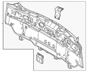 Задняя панель Lexus RX 23-25