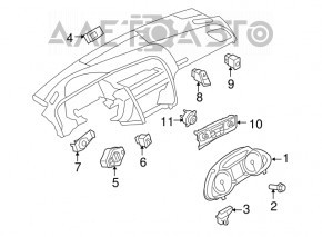 Щиток приборов Audi Q5 8R 09-12 99к царапины