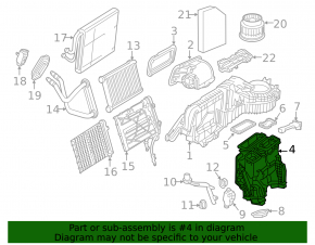 Печка в сборе Mercedes GLC 16-22