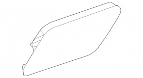 Repetitor semnalizare stânga pe aripa Mercedes W212 10-13