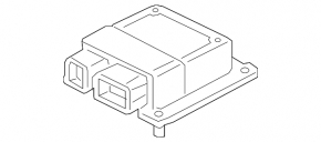 Modul airbag SRS, computer airbag, Jaguar I-Pace 19-20