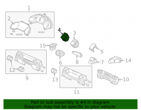 Кнопка удержания полосы и отключения контроля дистанции Honda Civic X FC 16-21