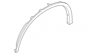 Căptușeală arc față stânga BMW X6 F16 15-19