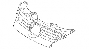Решетка радиатора grill Lexus CT200h 14-17 рест