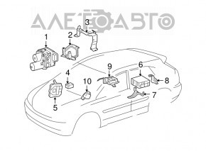 Controlul alunecării Lexus RX400h 04-09