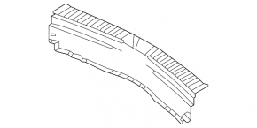 Ornamente negre pentru deschiderea portbagajului Mazda CX-5 22-25