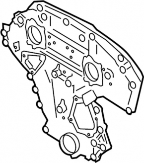 Передняя крышка двигателя VQ35 Nissan Pathfinder 13