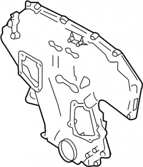 Передняя крышка двигателя VQ35 Nissan Pathfinder 13