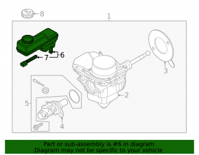 Бачок ГТЦ Volkswagen ID.4 21-26 с крышкой