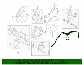 Датчик ABS задний правый Subaru Impreza WRX GH 08-14 2.5T