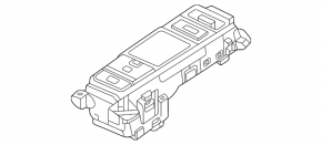Переключатель режимов езды Honda Civic XI FE/FL 22-26 Sport, с кнопкой паркинга