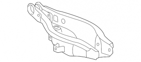 Braț de control transversal spate dreapta pentru Lexus Hs250h 10-12