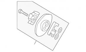 Клапан печки кондиционера Audi A6 C7 12-18