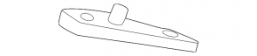 Suport bara față, aripă superioară stânga, BMW Seria 4 G22 G26 21-25 Fără design m sport, capac și ornament bara