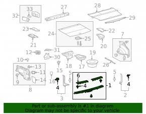 Накладка проема багажника Lexus RX350 RX450h 10-15 хром, черная, царапины, тычки